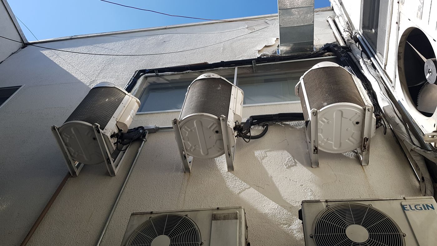 Instalação de várias unidades exteriores
